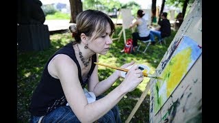Пленэр в Ботаническом саду. Художники рисуют на природе спб