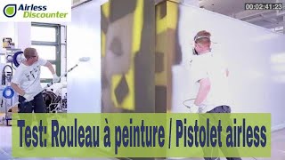 Rouleau à peinture Vs Pistolet airless