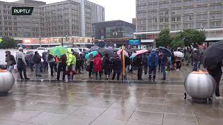 LIVE: COVID sceptics take to the streets of Berlin