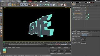 Делаем красивый текст в Cinema 4d R13