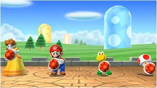 Mario Party 9 Minigame Mode #64 Gardent Battle Gameplay