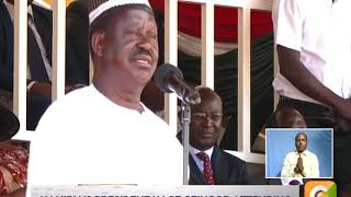 Raila Odinga's speech on Mashujaa Day