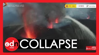 Crater COLLAPSES on 'Aggressive' Volcano