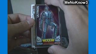 Opening a Marvel Universe Hero Attax Booster Pack Box from Topps Part 2 / 3