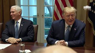 President Trump Participates in a Roundtable Discussion