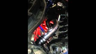Franken Turbo F23 on Mk4 1.8T /w High flow Turbo Manifold Glowing !!!