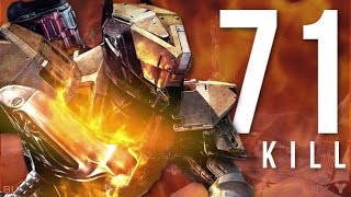 Destiny PvP 71 Kills on Sunbreaker Titan