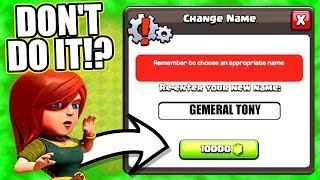 TIME TO CHANGE MY NAME IN CLASH OF CLANS!? - JUNE 2018 UPDATE!