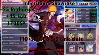 Bleach Brave Souls FullBring Ichigo Super Stacked Review 110+SP Inheritance Showcase