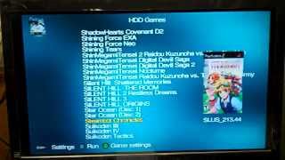 NFS: PS2 320gb with FHDB, OPL & Codebreaker 9.2 all running from internal hard drive Playstation 2