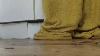 ASMR| Bare feet grape squish (QnA) ( whispers )