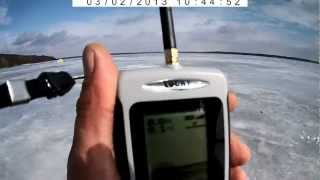 WIRELESS PORTABLE DOT MATRIX FISH FINDER SONAR RADIO