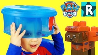 Играем в МЕГА КОНСТРУКТОРОМ Щенячий Патруль, Paw Patrol