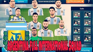 How to hack argentina full squad in dream league( dls18)○ kits - logo ○ 100ovr all players -100%