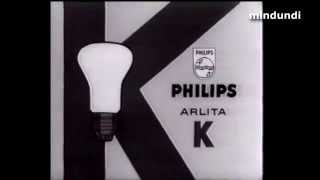 1963 Philips Arlita K Publicidad Bombillas Anuncio Ad Comercial España Spain Bombillos Lámparas