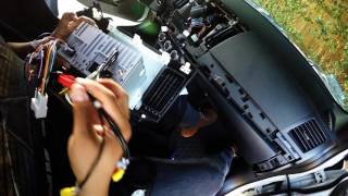 10.2 Android stereo installation Mitsubishi Lancer Evolution X - Dash trim removal