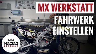 Motocross / Enduro Fahrwerk einstellen | Tutorial | Maciag Offroad MX Werkstatt