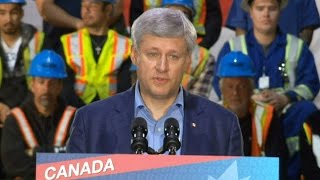 Duffy trial dominates Harper's campaign events
