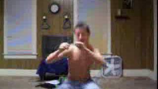 white boy pop, lock, and drop it -- this boy can rlly dance!