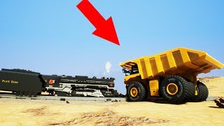 ПОЕЗД ПРОТИВ БЕЛАЗА - Brick Rigs ЭКСПЕРИМЕНТЫ