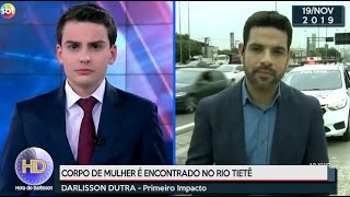 Corpo de Mulher é Encontrado no Rio Tietê - Darlisson Dutra - 19/11/2019