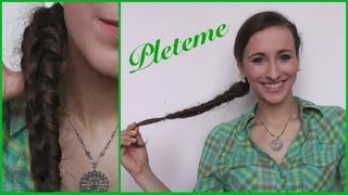 Jednoduchý zaplétaný culík do školy i do práce