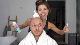 MY BOYFRIEND IS BALD! | AMANDA CERNY, JOHANNES BARTL