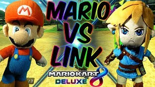 ABM: Mario Vs Link !! Mario Kart 8 Deluxe Match !! Race & Battle !! HD