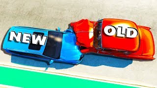 NEW VS OLD CAR CRASH TESTING! - BeamNG Drive