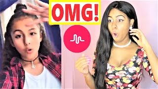 REACTING TO MY FAN SUBSCRIBERS MUSCIAL.LY VIDEOS