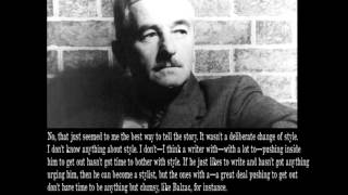 William Faulkner on Style and Writing in the Present Tense