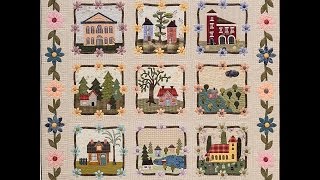 My Cozy Village Applique Tutorial