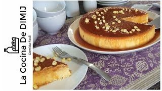 flan de elote con queso crema