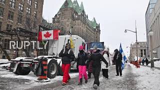 Canada: Feels like "occupation" - Ottawa local on week-long "Freedom Convoy" blockade
