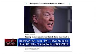 Geram! Trump Ancam Tutup Twitter & FB