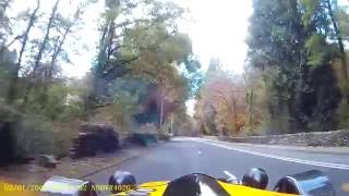 Tiger Supercat on the Betws-y-Coed to Capel Curig road A5 North Wales.