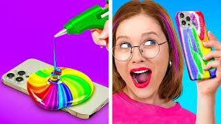 TRIK PONSEL GENIUS! || DIY dan Trik Sehari-hari Keren Ala 123 GO Like!