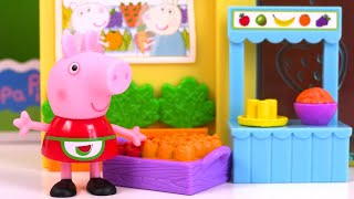 Peppa Pig Jouets Marché Fruits et Légumes Farmer’s Market