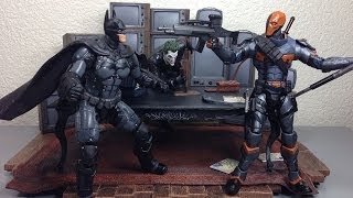 Batman Arkham Origins Batman & Deathstroke Batman Unlimited Video Game Action Figure Review