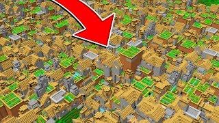 WORLD'S BIGGEST MINECRAFT VILLAGE! *LEGIT*