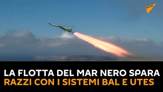La flotta del Mar Nero spara razzi con i sistemi Bal e Utes