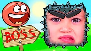 КРАСНЫЙ ШАР ПРОТИВ Монстриков  - НОВАЯ ИГРА ! СПАСАЕМ КАТЮ ! Red Ball 4 Мультик про шарик