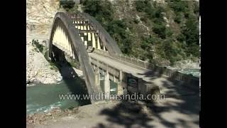 Challthi bridge in Champawat, Uttarakhand
