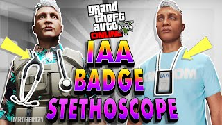 GTA 5 Online Solo IAA Badge Necklace Stethoscope Director Mode Glitch (GTA 5 Glitches)