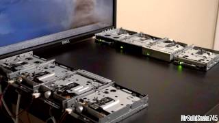 Darude - Sandstorm on Eight Floppy Drives
