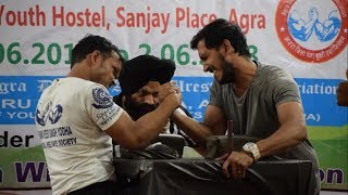 GAUTAM KUMAR ARM WRESTLING MATCHES UTTAR PRADESH STATE ARM WRESTLING 2018