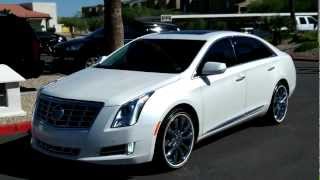 2013 Cadillac XTS, White Diamond Tricoat, Rear Vision, Lund Cadillac, Phoenix, AZ 85022