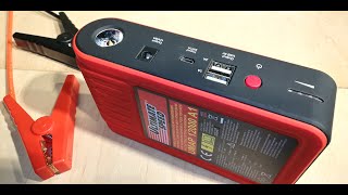 Test  w terenie WSPOMAGANIE ROZRUCHU 12000 mAh  z LIDLA & mini piła Parkside, montaż lampy led itd