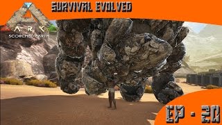 ARK: Survival Evolved - Rock Golem Taming and Killing - EP-20