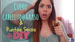 CABELLO GRASO Y PUNTA SECAS + DIY!! | NODRAMA'driana